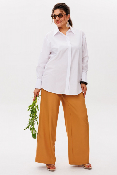 Брюки Anelli 1582 янтарно-желтый - фото 1