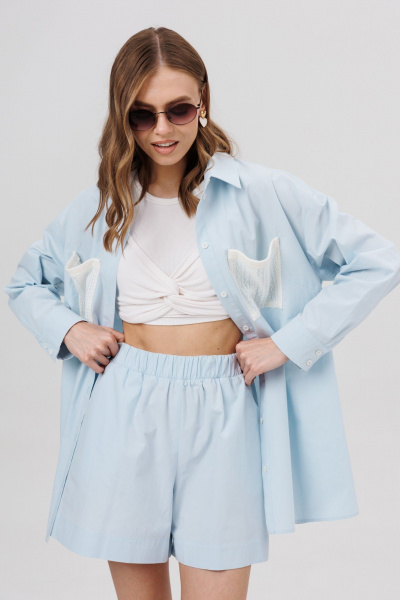 Блуза, шорты COCKTAIL 1066 - фото 9