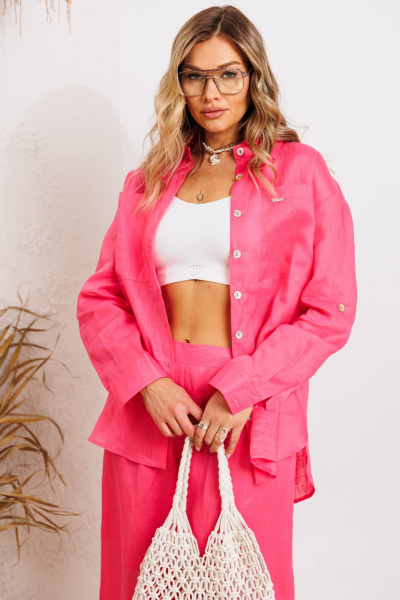 Блуза, брюки Anastasia 1239 розовый - фото 5