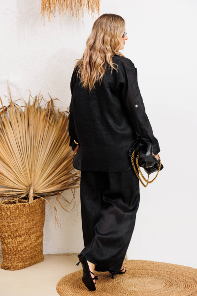 Блуза, брюки Anastasia 1239 черный - фото 6