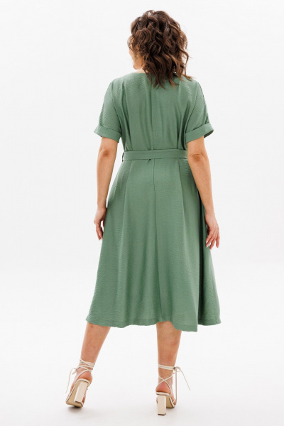 Платье ANIDEN 711-1 зеленый - фото 11