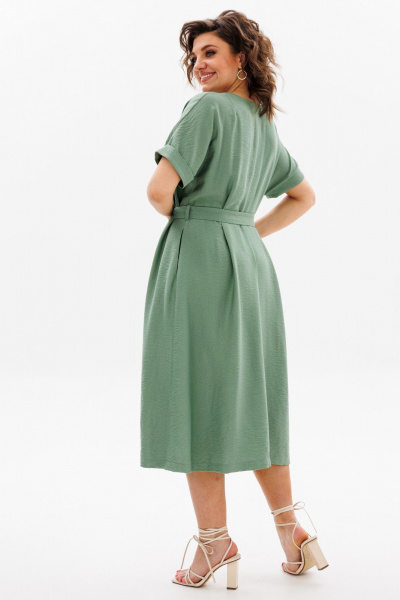 Платье ANIDEN 711-1 зеленый - фото 10