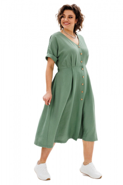 Платье ANIDEN 711-1 зеленый - фото 1