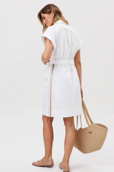 Платье Gizart 5407 белый - фото 4