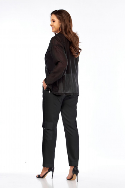 Блуза, брюки Vilena 1078 черный - фото 2