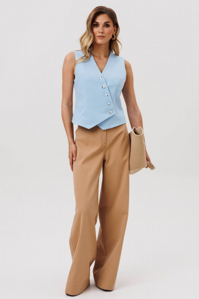 Жилет Gizart 15404 голубой - фото 5