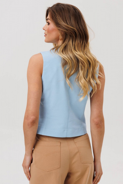 Жилет Gizart 15404 голубой - фото 4