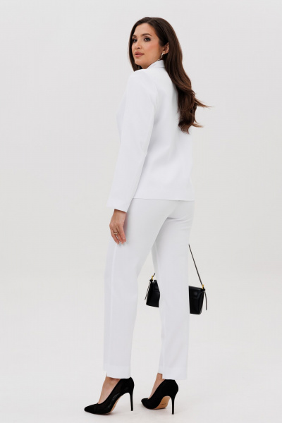 Брюки, жакет Vilena 1003 белый - фото 2