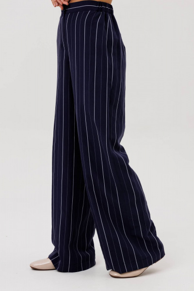 Брюки Gizart 35204 синий_полоска - фото 2