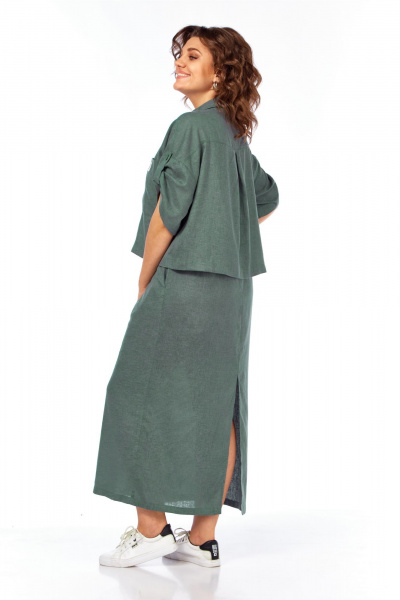 Блуза, сарафан Диомант 2060 зелень - фото 2