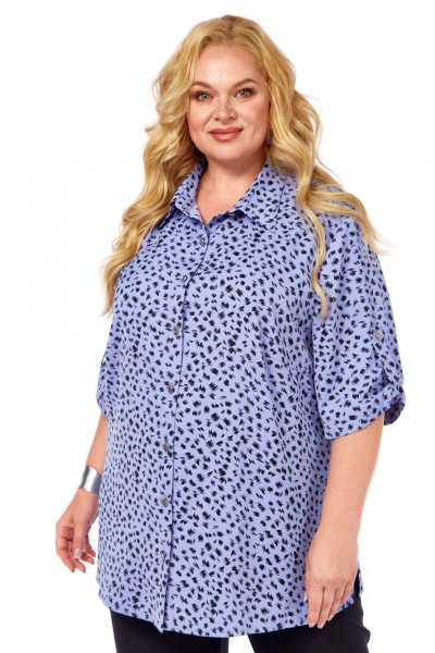 Блуза СиБон 0355 деним - фото 2