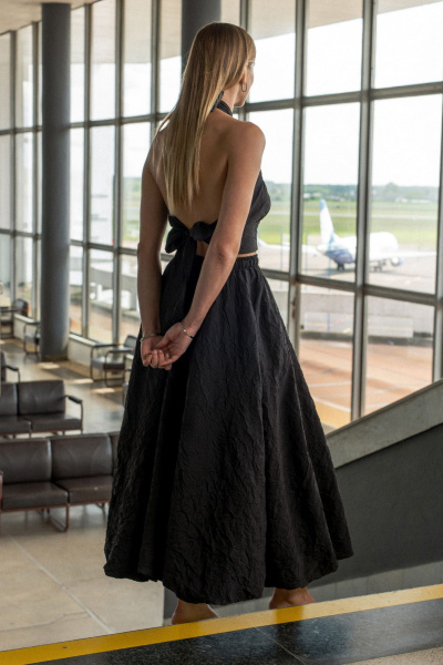 Юбка SILVERSPICE S-4510 черный - фото 9