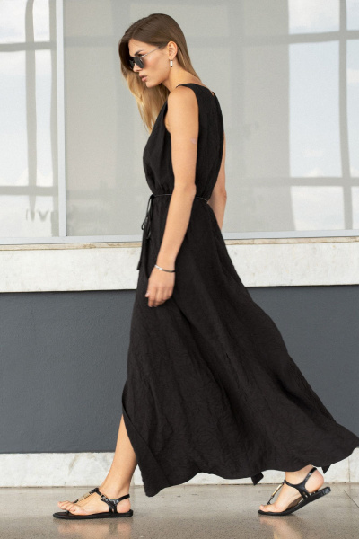 Платье SILVERSPICE S-5533 черный - фото 12