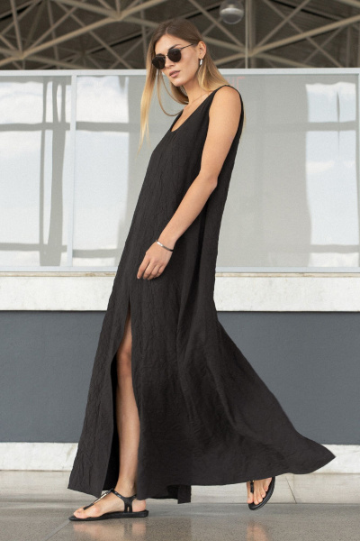 Платье SILVERSPICE S-5533 черный - фото 10