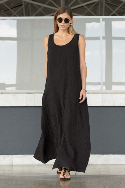 Платье SILVERSPICE S-5533 черный - фото 8