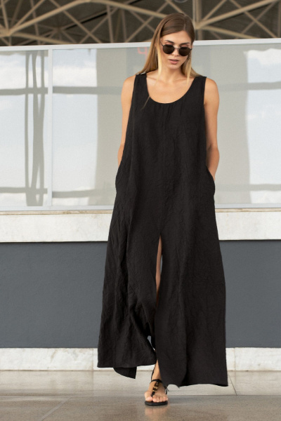 Платье SILVERSPICE S-5533 черный - фото 7