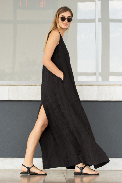 Платье SILVERSPICE S-5533 черный - фото 6