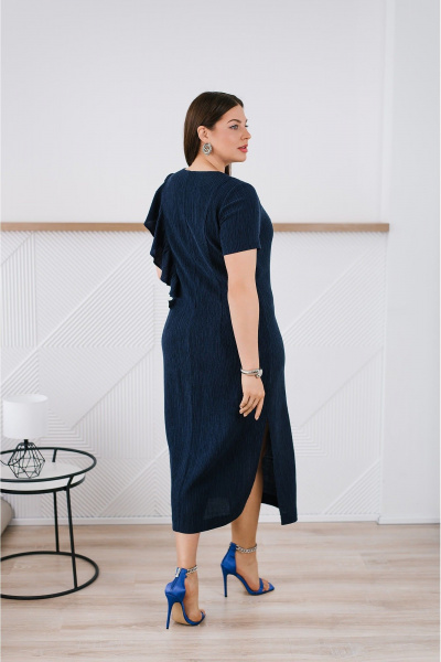 Платье TAEMNA 25009 синий - фото 6