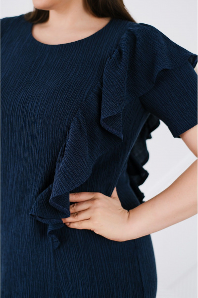 Платье TAEMNA 25009 синий - фото 5