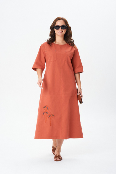 Платье TVIN 7848 карамель - фото 12