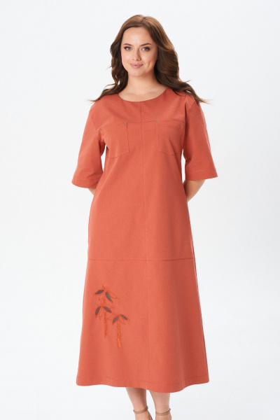 Платье TVIN 7848 карамель - фото 8