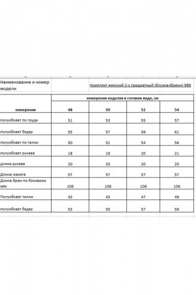Блуза, брюки Rishelie 989 зеленый-белый - фото 7