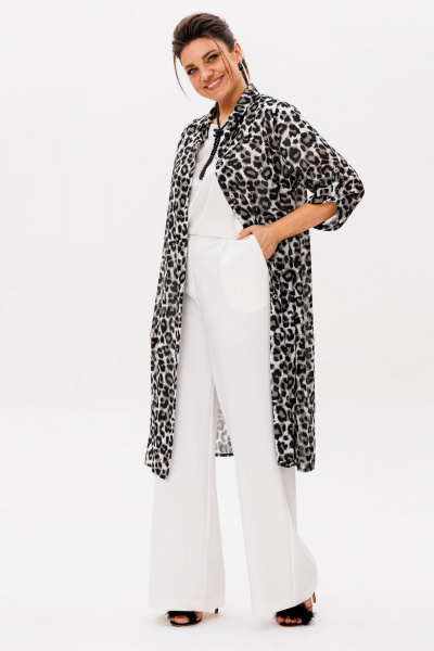 Кардиган Anelli 1529 теневой_зверь - фото 5