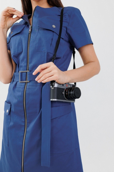 Платье Anelli 1587 голубое_озеро - фото 2