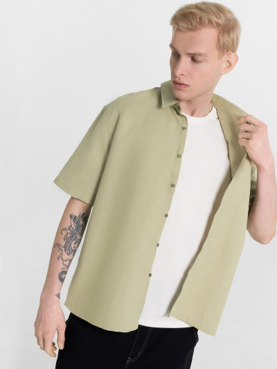 Рубашка Mark Formelle 111847/1/24-4534Ц-9 зеленый_чай - фото 6