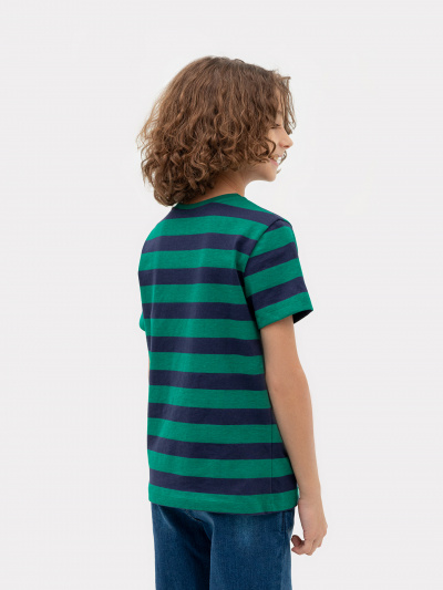 Футболка Mark Formelle 113379/24-27078П-0 сине_зеленая_полоска - фото 87
