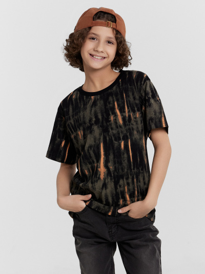 Футболка Mark Formelle 113433/24-26095П-0 набивка_tie_dye_на_черном - фото 16