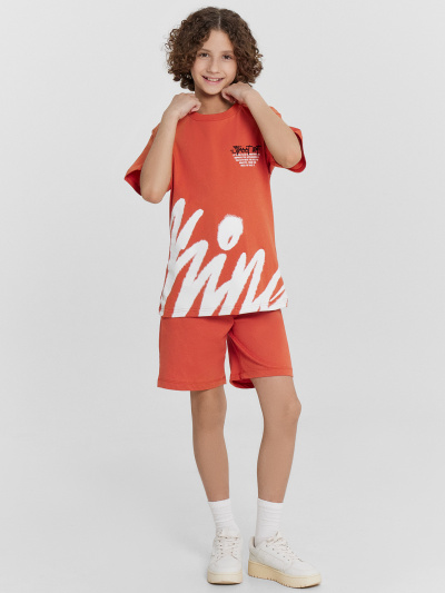 Футболка Mark Formelle 113433/24-26095П-0 оранжевый_терракот_печать_1_сл_на_пол_1сл_на_пол - фото 17