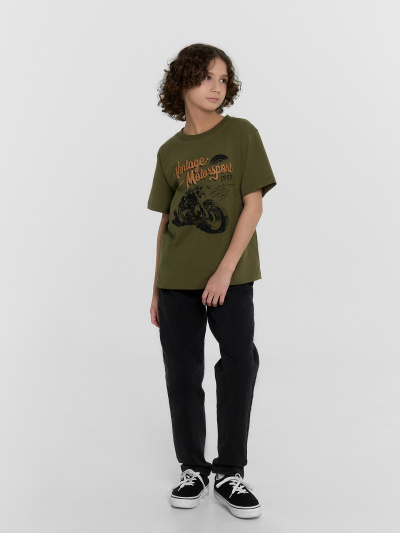 Футболка Mark Formelle 113433/24-26095П-0 темная_олива_печать_1_сл_на_пол - фото 47