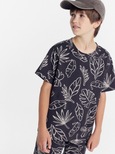 Футболка Mark Formelle 113433/24-30224П-11-БР пальмы_на_темном - фото 16