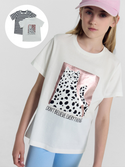 Футболка Mark Formelle 117835-2/24-27802П-5 белый_черно_белая_полоска_3_сл_1изд_печ_на_пол_(ф - фото 94