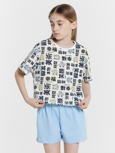 Футболка Mark Formelle 117868/24-27386П-0 иероглифы_на_белом - фото 104