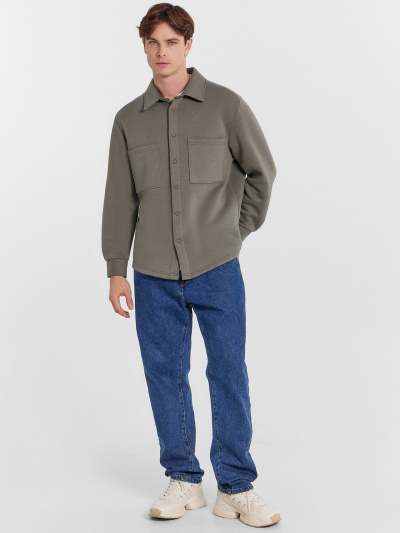 Толстовка Mark Formelle 121189/1/24-3861Ц-7П хаки - фото 21