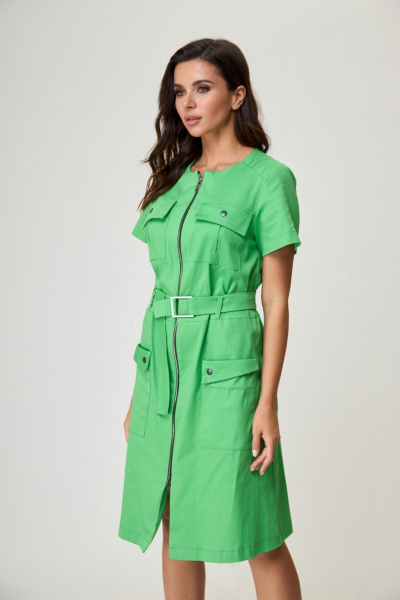 Платье Anelli 1587 сочная_зелень - фото 2