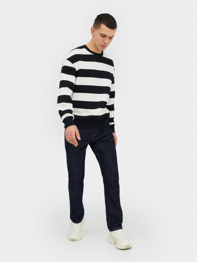 Свитшот Mark Formelle 121865/1/24-3988П-7П черно_молочная_полоска - фото 20