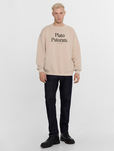 Свитшот Mark Formelle 121866/1/24-4037П-7П белый_песок_печать_1_сл_на_пол - фото 21