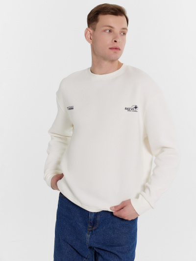 Свитшот Mark Formelle 121901/24-4108П-7П св.молочный_печать_1_сл_на_пол - фото 76