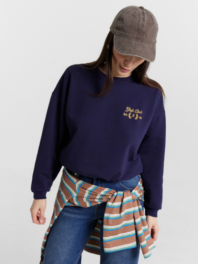 Свитшот Mark Formelle 122950/1/24-30567П-7-2 синее_небо_печать_549_D_вышивка - фото 28