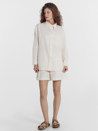 Рубашка Mark Formelle 122955-1/1/24-28374П-9 молочные_цветы_жаккард - фото 22