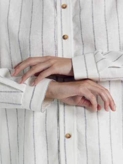Рубашка Mark Formelle 122955/1/24-27456П-9 полоска_на_св.молочном - фото 22