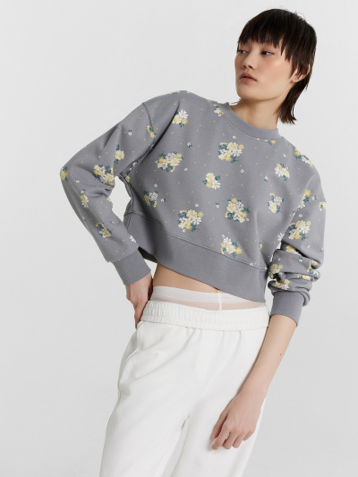 Свитшот Mark Formelle 122966/24-30625П-7-2 цветы_на_сером_546_D_вышивка - фото 87
