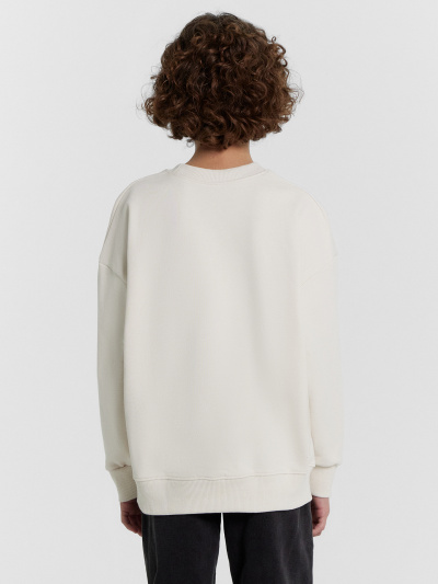 Свитшот Mark Formelle 123437/1/24-27360П-7 белый_песок_печать_3_сл_на_пол - фото 27