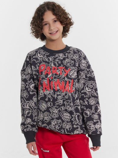 Свитшот Mark Formelle 123437/1/24-30402ПП-7П персонажи_на_графитовом_2_сл_на_пол - фото 16