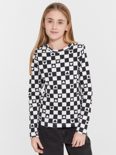 Лонгслив Mark Formelle 127917/1/24-27939П-1 черно_белая_клетка - фото 23