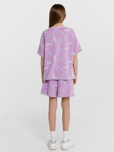 Футболка, шорты Mark Formelle 197728/24-33070П-7 цветы_на_лиловом - фото 113