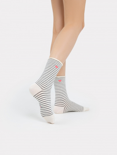 Носки Mark Formelle 245K-2345/23245K молочный_рис.2345 - фото 11